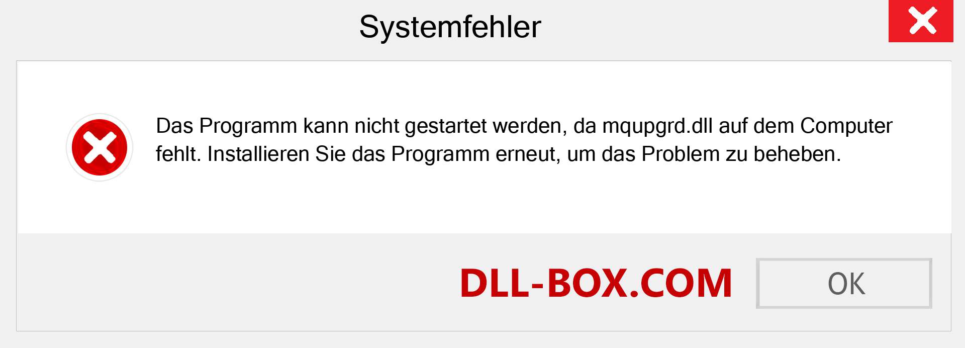 mqupgrd.dll-Datei fehlt?. Download für Windows 7, 8, 10 - Fix mqupgrd dll Missing Error unter Windows, Fotos, Bildern